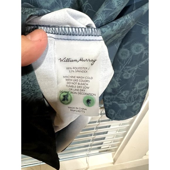 William Murray Long Sleeve‎ Golf Button Up Shirt - Size L - Picture 5 of 7